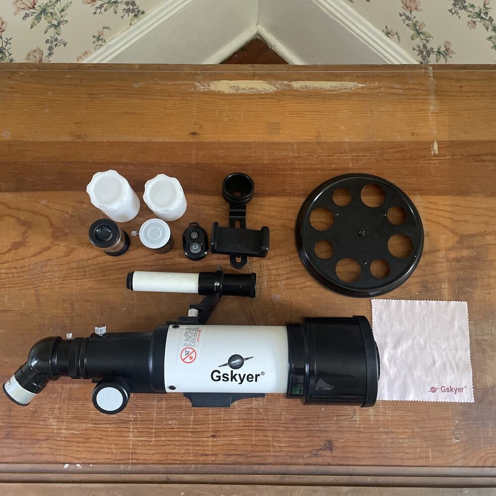 Gskyer Telescope, 70mm Aperture 400mm AZ Mount Astronomical Refracting Telescope